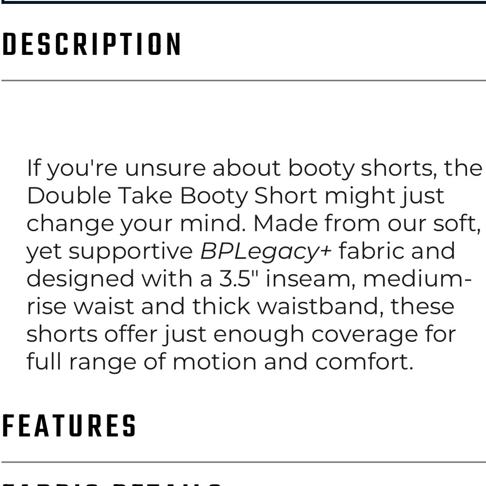 Born Primitive Your Go To Booty Short Black Size XS - Picture 9 of 10
